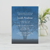 Robuuste blauwe boom van de uitvindingen van de ba kaart (Staand voorkant)