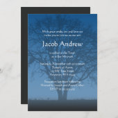 Robuuste blauwe boom van de uitvindingen van de ba kaart (Voorkant / Achterkant)