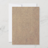 Robuuste Blauwgroen Daisy Bridal Shower-uitnodigin Kaart (Achterkant)