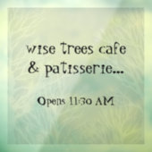 Robuuste bomen Natuur Verwijderbaar vinylvensterko Raamsticker (Vel 3)