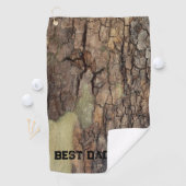 Robuuste boomschors, natuurlijk patroon in de open golfhanddoek (Insitu)