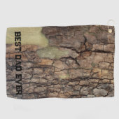 Robuuste boomschors, natuurlijk patroon in de open golfhanddoek (Horizontaal)