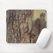 Robuuste boomschors, natuurlijk patroon in de open muismat (Met muis)