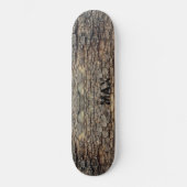 Robuuste boomschors, natuurlijk patroon in de open persoonlijk skateboard (Voorkant)