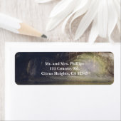 Robuuste Bossen met gekantelde woud en gevechtsbru Etiket (Insitu)