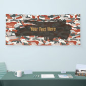 Robuuste Bruine Camouflage Lange Spandoek (Beurs)
