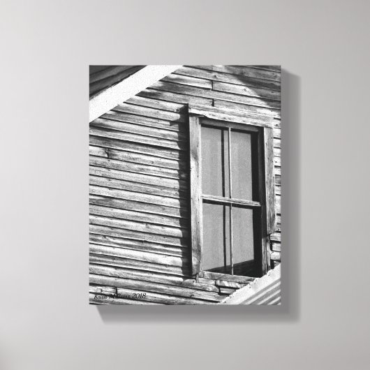 Robuuste buitenkant met venster canvas afdruk (Voorkant)