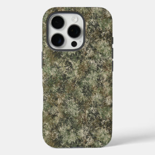 Robuuste camouflage verlaat telefoonhoesje iPhone 16 pro hoesje