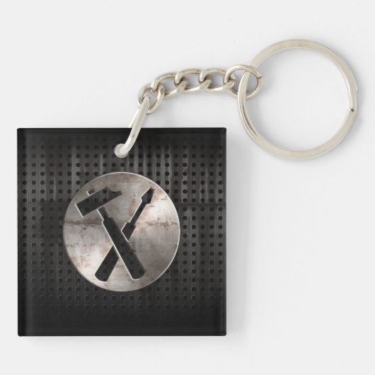 Robuuste Carpenter Tools Sleutelhanger (Achterkant)