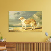 Robuuste collie, 1809 (olie aan boord) canvas afdruk (Insitu (Woonkamer))