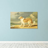 Robuuste collie, 1809 (olie aan boord) canvas afdruk (Insitu (Houten vloer))