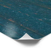 Robuuste deursluiting op groene deur perfect poster (Hoek)