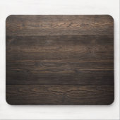 Robuuste, donkerbruine HOUT KIJKtextuur Muismat (Voorkant)