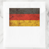 Robuuste Duitse vlag Rechthoekige Sticker (Tas)