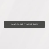 Robuuste, eenvoudige, schone, karamelkleurige kleu labels (Design 1)