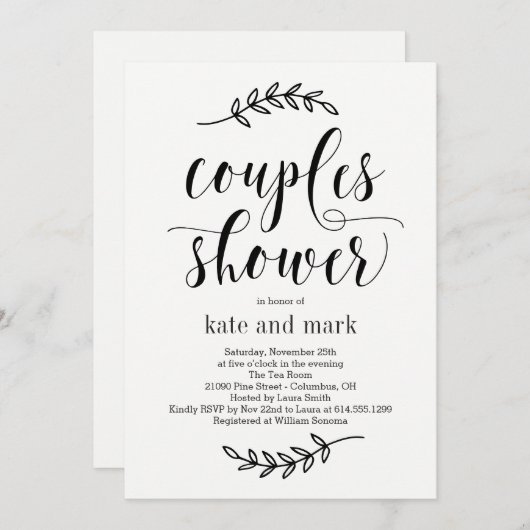 Robuuste eleganeerbare KLEUR-koppels Kaart (Voorkant / Achterkant)