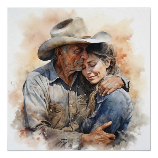 Robuuste elegantie: Legacy of the West Perfect Poster (Voorkant)