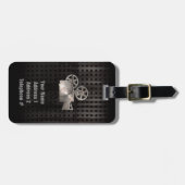 Robuuste filmcamera bagagelabel (Voorkant horizontaal)