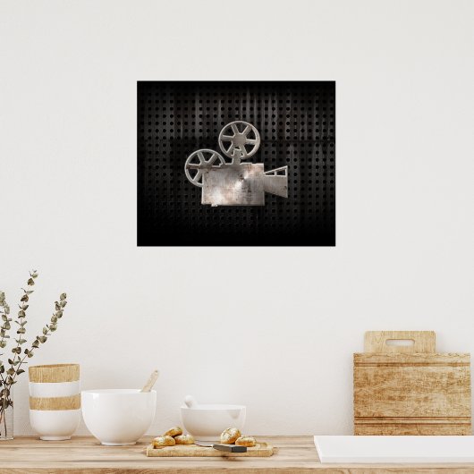 Robuuste filmcamera poster (Keuken)