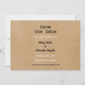 Robuuste foto's uit de kindertijd besparen de datu save the date (Achterkant)