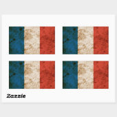 Robuuste Franse vlag Rechthoekige Sticker (Vel)
