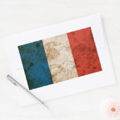 Robuuste Franse vlag Rechthoekige Sticker (Envelop)