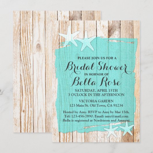 Robuuste garnalen voor de douche kaart (Voorkant / Achterkant)