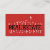 Robuuste, gedurfde opmaakstijl visitekaartje (Voorkant)