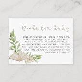 Robuuste genderneutrale boeken voor Baby Informatiekaartje (Voorkant)