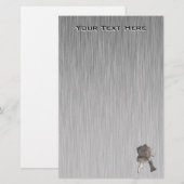 Robuuste gitarist briefpapier (Voorkant / Achterkant)