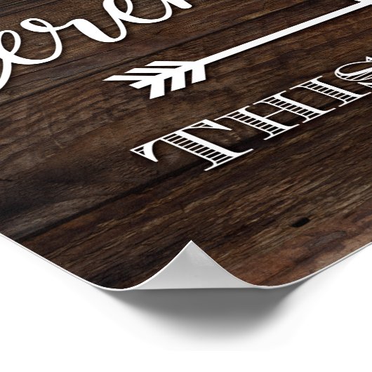 Robuuste grafische CEREMONY — DEZE MANIEREN afdruk Poster (Hoek)