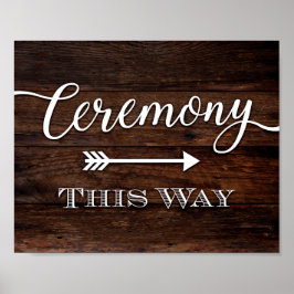 Robuuste grafische CEREMONY — DEZE MANIEREN afdruk Poster