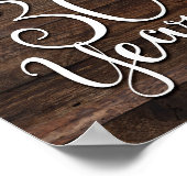 Robuuste grafische CHEERS TOT 30 JAAR afdrukken Poster (Hoek)