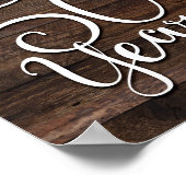 Robuuste grafische CHEERS TOT 50 JAAR afdrukken Poster (Hoek)