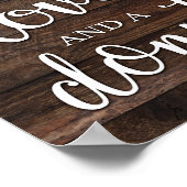 Robuuste grafische kaart en een DONUT-gebarentafdr Poster (Hoek)