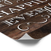 Robuuste grafische kaart OOIT NA Teken afdrukken Poster (Hoek)