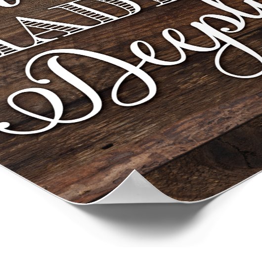 Robuuste grafische weergave — DEEPLY Sign Print (Hoek)