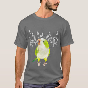 Robuuste groene Quaker Parrot T-shirt