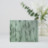 Robuuste groene woudwand met gedemonteerde schaduw briefkaart (Staand voorkant)