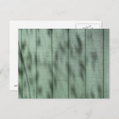 Robuuste groene woudwand met gedemonteerde schaduw briefkaart (Voorkant / Achterkant)