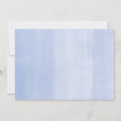 Robuuste hartdrive-by jongen baby shower blauwe fl kaart (Achterkant)