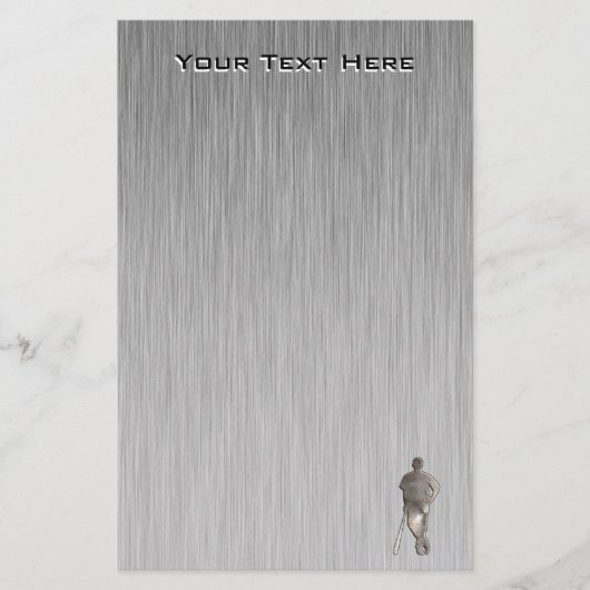 Robuuste honkbal briefpapier (Voorkant)