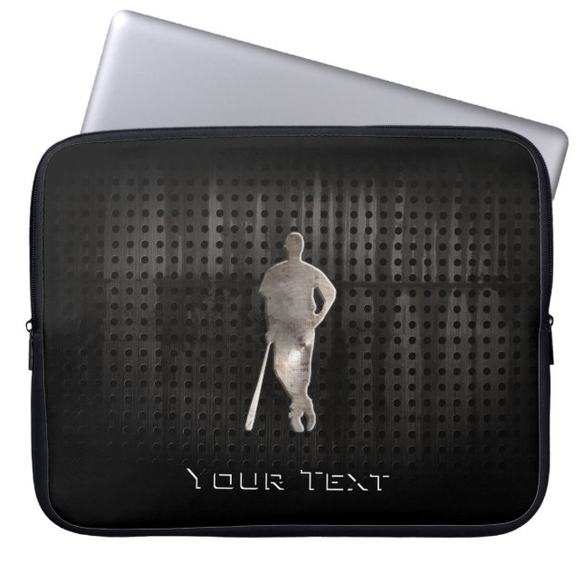 Robuuste honkbal laptop sleeve (Voorkant)