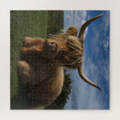 Robuuste hoogland Koe Legpuzzel (Horizontaal)