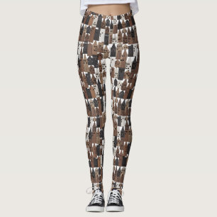 Robuuste houten woningen leggings