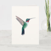 Robuuste Hummingbird Card Kaart (Voorkant)