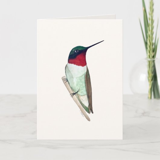Robuuste Hummingbird Card Kaart (Voorkant)