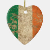 Robuuste Ierse vlag Keramisch Ornament (Rechts)