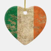 Robuuste Ierse vlag Keramisch Ornament (Achterkant)