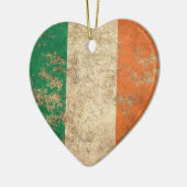 Robuuste Ierse vlag Keramisch Ornament (Links)